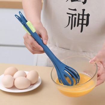 Πολυλειτουργικό χτυπητήρι αυγών Μιλκ ζυμαρικά λαβίδες φαγητού Μίξερ Χειροκίνητος αναδευτήρας Κρέμα κουζίνας Εργαλείο ψησίματος Αξεσουάρ κουζίνας