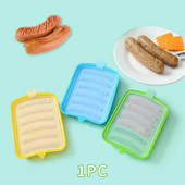 DIY szilikon kézzel készített szilikon kolbászkészítő forma hamburger hot dog forma újrafelhasználható konyhai kiegészítők kütyü tortasütéshez