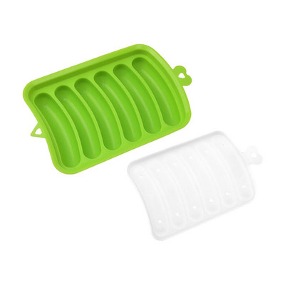 DIY szilikon kézzel készített szilikon kolbászkészítő forma hamburger hot dog forma újrafelhasználható konyhai kiegészítők kütyü tortasütéshez