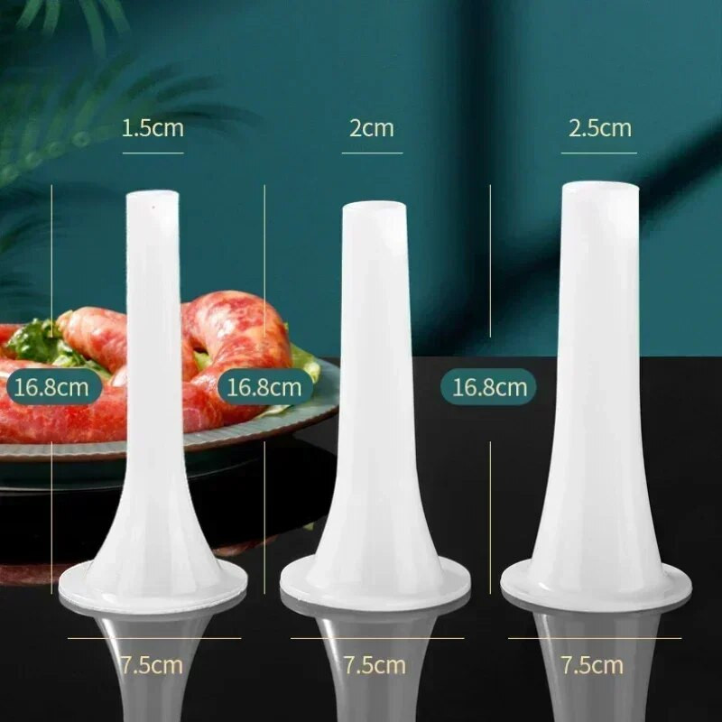 Mașină de umplere manuală pentru cârnați Umplere pentru umplutură de carne Salam pentru a face mașină pentru cârnați Unelte pentru cârnați de casă Accesorii de bucătărie