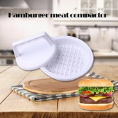 1PC Hamburger Maker Presă pentru Hamburger Formă Rotudă Cotlete de Bucătar Antiaderent Hamburger Carne Carne de Vită Gratar Presă pentru Burger Matriză pentru Chifoane