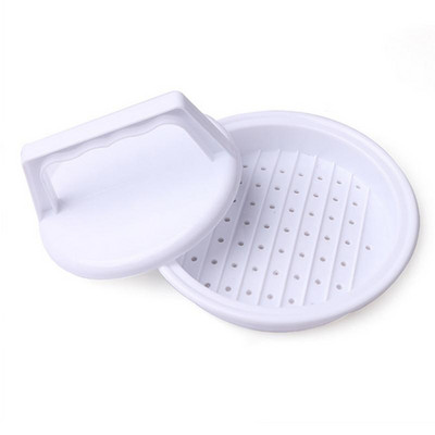 1PC Hamburger Maker Presă pentru Hamburger Formă Rotudă Cotlete de Bucătar Antiaderent Hamburger Carne Carne de Vită Gratar Presă pentru Burger Matriză pentru Chifoane