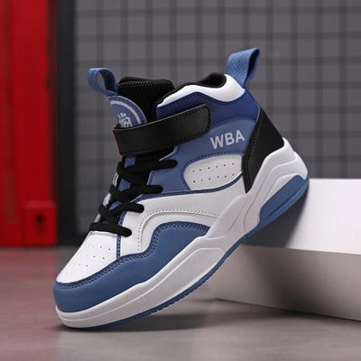Brand Children`s Non-slip Waterproof Basketball Sneakers Boys Sneakers Kids Wear-resistant Breathable Casual Sports Tennis Shoes