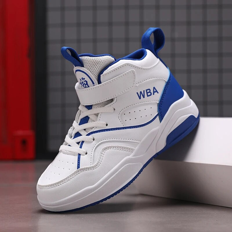 Маркови детски неплъзгащи се водоустойчиви баскетболни маратонки Маратонки за момчета Детски устойчиви на износване дишащи ежедневни спортни обувки за тенис