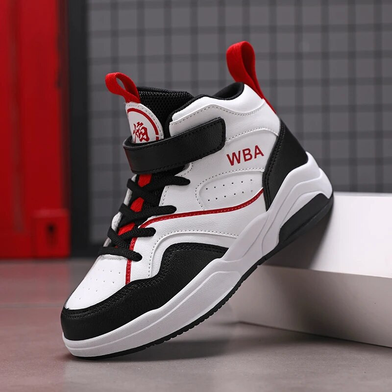 Маркови детски неплъзгащи се водоустойчиви баскетболни маратонки Маратонки за момчета Детски устойчиви на износване дишащи ежедневни спортни обувки за тенис