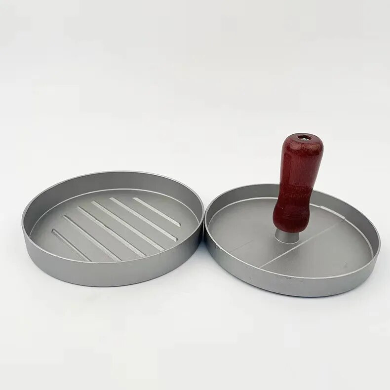 12CM Hamburger Maker Presă Tocat Friptură Smasher Carne Mucegai Cotlet Crochete Bucătărie Instrument de gătit Accesorii pentru Hamburgueria