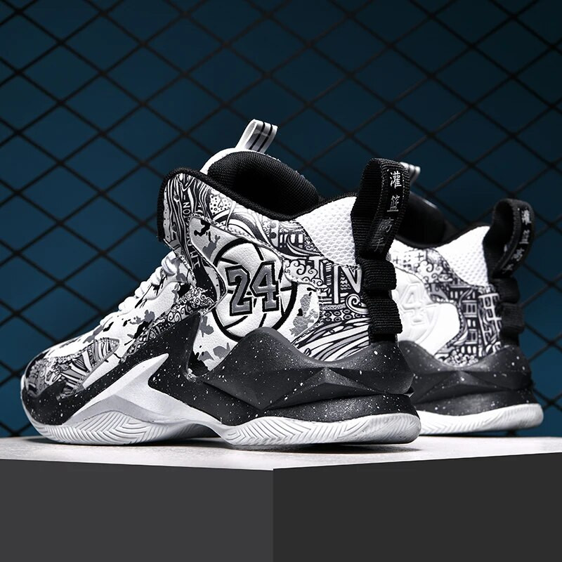 Мъжки баскетболни обувки Спортни обувки за тенис на терен Безплатна доставка Нови мъжки маратонки Неплъзгащи се баскетболни обувки за деца