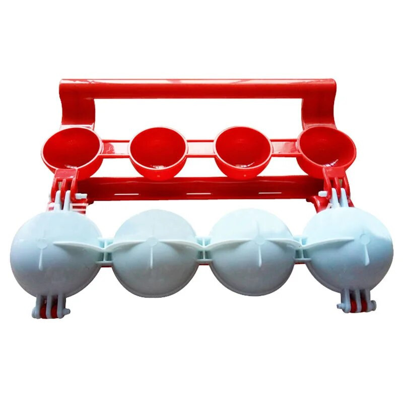 1PC Nou începător Produs de chifteluțe pentru carne, pește, mucegai pentru bile de Crăciun, bucătărie de Crăciun, instrument de gătit pentru chifteluțe umplute, umplute pentru bile