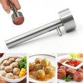 Rozsdamentes acél húsgombóc készítő nagy falafel golyó készítő gombóc formázáshoz hússajtoló eszközök tapadásmentes húsgombóc konyhai eszköz