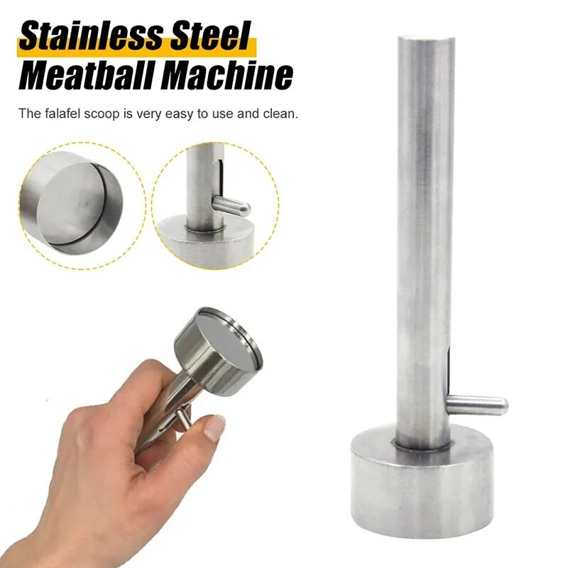 Aparat za mesne okruglice od nehrđajućeg čelika Velika žlica za pravljenje kuglica za falafel Kalupi Naprave za prešanje mesa Neljepljivi aparat za mesne okruglice Kuhinjski alat
