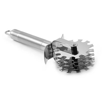 Ανοξείδωτος χάλυβας Meat Looser Tenderizer 5-Wheel Rolling Loose Meat Hammer Creative Gadget κουζίνας Πρακτικός κύλινδρος μαλακτικού μπριζόλας