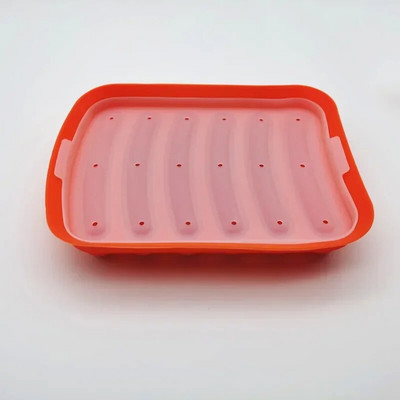 Mașină de fabricat cârnați din silicon Mold Handmade Hamburger Hot Dog Tavă de preparare Accesorii de bucătărie reutilizabile Gadget Matrite de copt cu capac