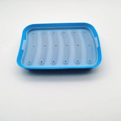 Mașină de fabricat cârnați din silicon Mold Handmade Hamburger Hot Dog Tavă de preparare Accesorii de bucătărie reutilizabile Gadget Matrite de copt cu capac