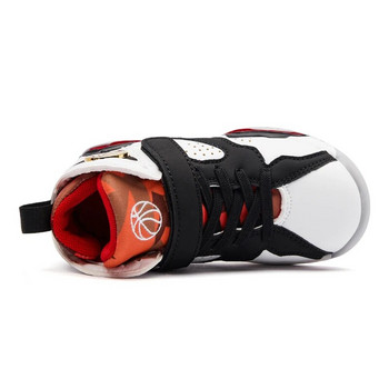 Детски баскетболни обувки TPR подметка Нехлъзгащи се баскетболни спортни обувки Момчета Маратонки за открито Детски спортни тренировъчни обувки