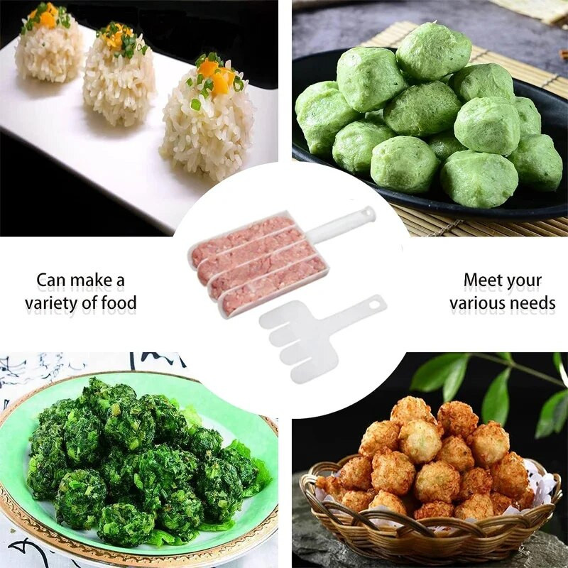 Aparat za kuhanje mesnih okruglica Kuhanje Domaći alat Okrugli kalup za ribu Govedina Uređaj za pravljenje kuglica od riže Roštilj Hot Lonac Skuta od graha Kuhinjski dodaci