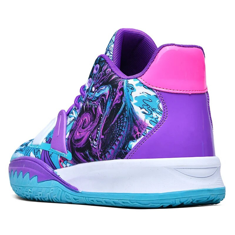Марка Мъжки професионални баскетболни обувки Момче Лилави маратонки Детски баскетболни маратонки Мъжки маратонки на платформа tenis masculino