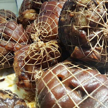 Βαμβακερό δίχτυ κρέας ζαμπόν λουκάνικο δίχτυ κρεοπωλείου λουκάνικο ρολό χοτ-ντογκ θήκη λουκάνικου Εργαλεία συσκευασίας Εργαλεία μαγειρέματος κρέατος