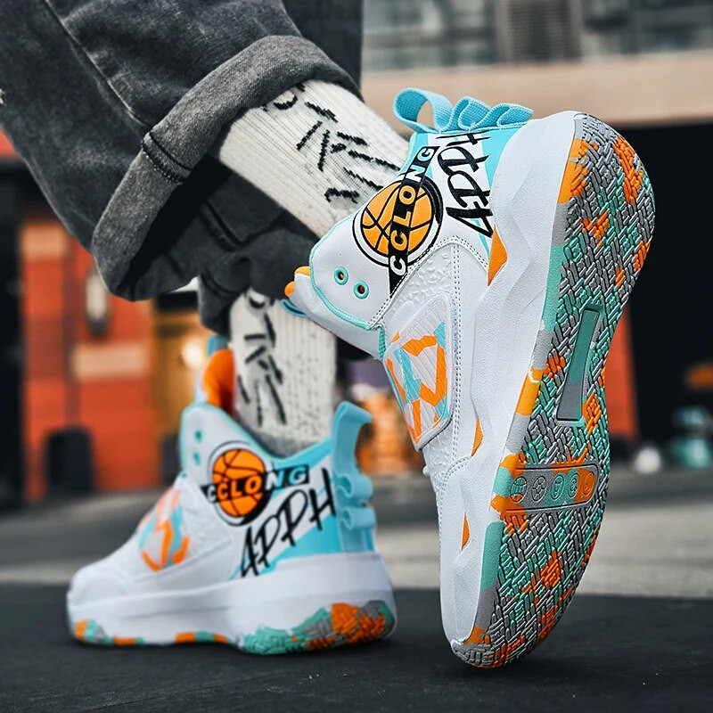 Pantofi de baschet Femei Bărbați Mesh Respirabil Încălțăminte sport Adolescenți Comozi Anti-alunecare Antrenori Tenisi Mărimea 36-45