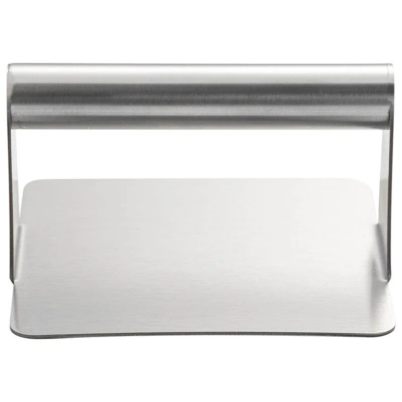 Presă pentru hamburgeri din oțel inoxidabil, rotund, pătrată manuală, profesională, rezistentă la căldură, burger Maker Accesorii de bucătărie Instrumente alimentare