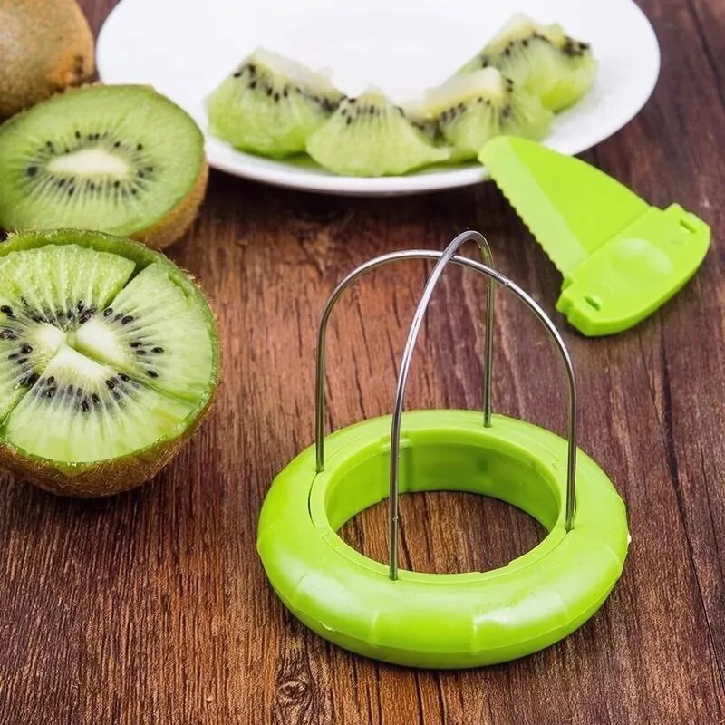 Cuțit creativ pentru tăietor de kiwi Cuțit de bucătărie Dispozitiv de tăiat fructe Cuțit de curățat Cuțit detașabil Instrumente de gătit pentru salată Lămâie Kiwi Peeling Gadgets de bucătărie