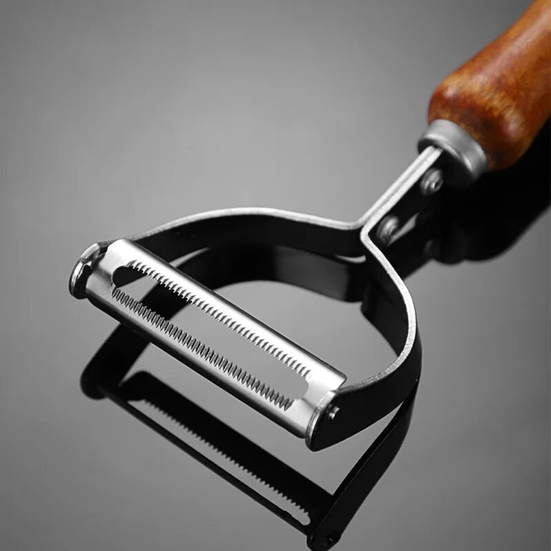 4 stila Kreativna gulilica za voće i povrće Oštra pokretna oštrica od nehrđajućeg čelika, krumpir, mrkva, krastavac, ribež, nož, kuhinjski alati