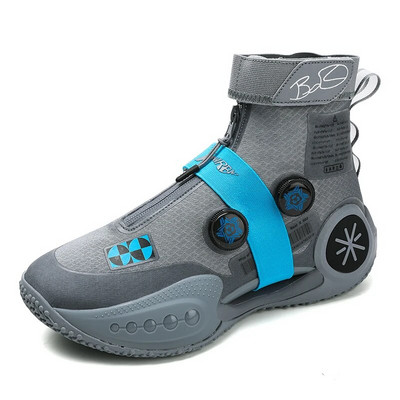 Нова многофункционална нова спортна обувка Glow Edition Youth Trend Woven Combat Basketball Shoe Couple Style
