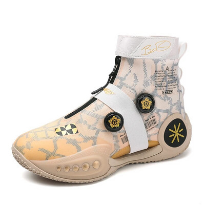 Nauji universalūs nauji sportinių batų švytėjimo leidimas jaunimo tendencijų austi koviniai krepšinio batai poros stiliui