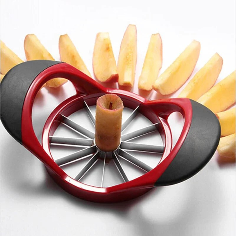 Rezač za jabuke od nehrđajućeg čelika Izrezivač za jabuke Kruška Breskva Rezač za voće Razdjelnik jabuka s ručkom Ultra-Sharp Dodaci za voće