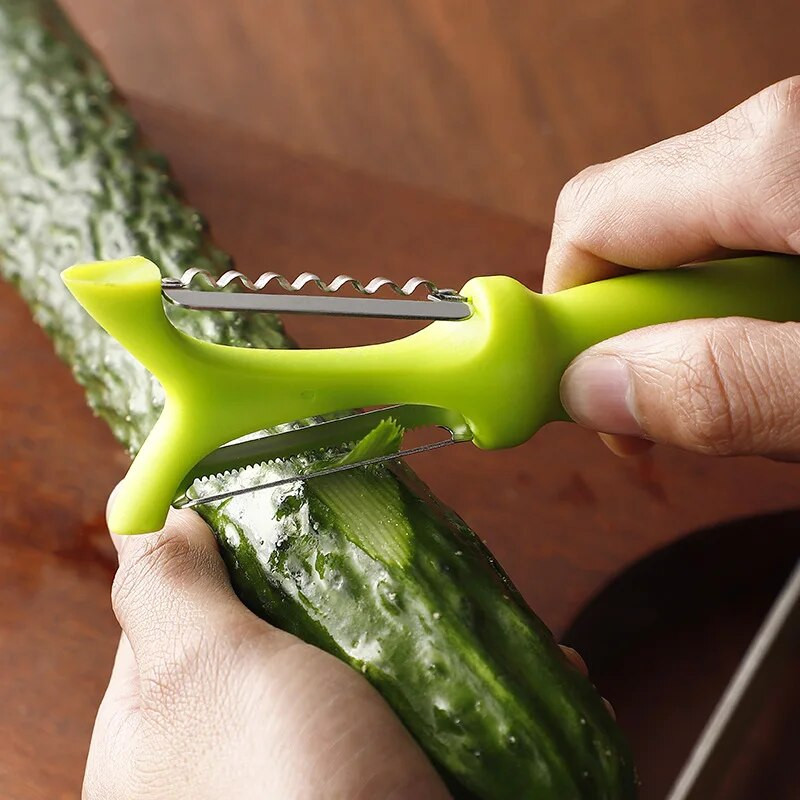 Gulilica od nehrđajućeg čelika, plastična ručka, ribanje za mrkvu, krastavac, 3 u 1, višenamjenska posuda za jabuku, krumpir, kuhinjski alati za povrće