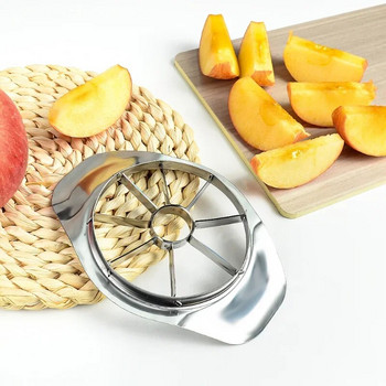 Резачка за ябълки Резачка за плодове от неръждаема стомана Корер Инструменти за готвене Зеленчуци Чопър Кухненски джаджи Аксесоари