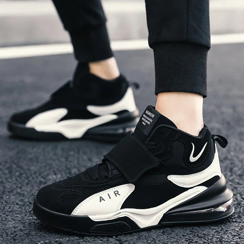 Pantofi de baschet pentru bărbați pantofi cu amortizare cu aer, transport gratuit 2023, la modă, unisex, pentru femei, pentru sport de interior, cizme de baschet pentru bărbați