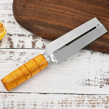 Издръжлива белачка за захарна тръстика от неръждаема стомана Нож за ананас Мултифункционални инструменти за плодове и зеленчуци Ръчен остър кухненски нож