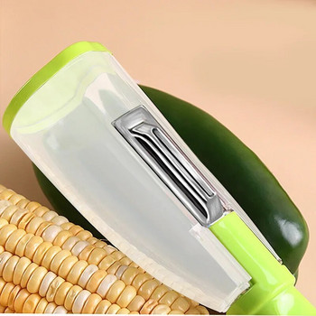 Многофункционален тип нож за белене за съхранение Нож за белене с кутия за съхранение Консумативи за белачка за зеленчуци и плодове Домакински кухненски инструмент