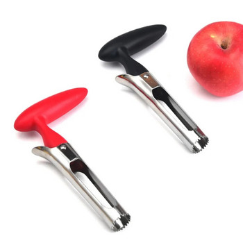 1PC нож за сърцевина на ябълка, нож от неръждаема стомана, сърцевина, резач за плодове, многофункционално рязане, зеленчукова сърцевина от круша, отстранена кухненски инструменти