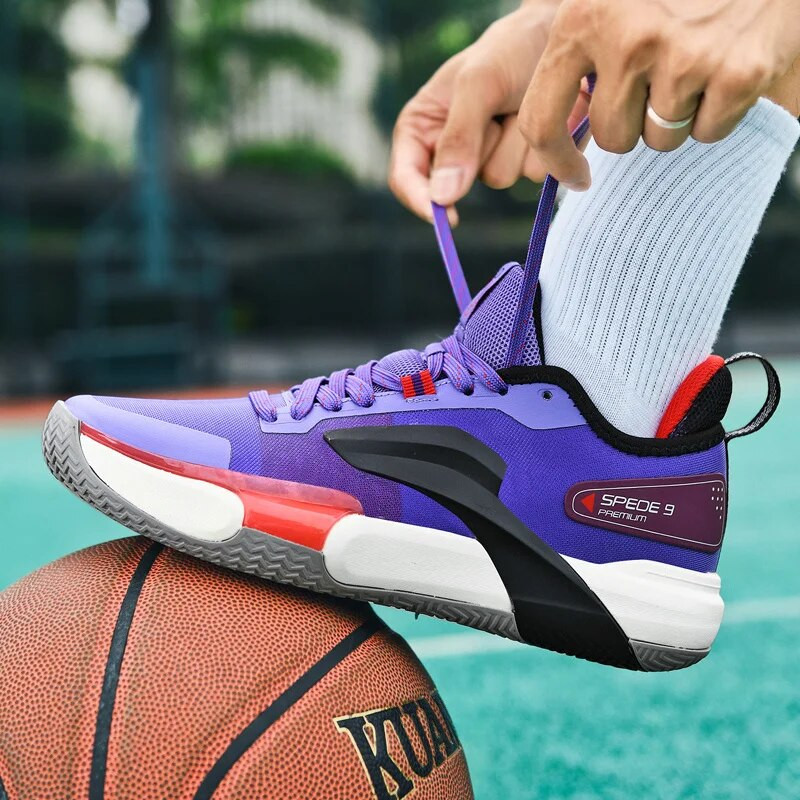 2023 Pantofi de marcă pentru baschet bărbați modă mov baschet tenis bărbați pantofi în aer liber pantofi de baschet pentru bărbați de înaltă calitate