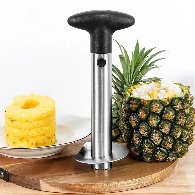 Spot Gulilica za ananas od nehrđajućeg čelika Rezač za koštice ananasa Rezač za voće Easy Slicer Gulilica Kuhinjski gadget Dostava Brza