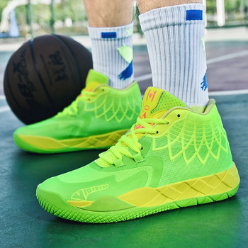 Нови готини 2023 млади баскетболни обувки Високи спортни обувки Мъжки дишащи баскетболни тренировъчни обувки Дамски обувки за фитнес