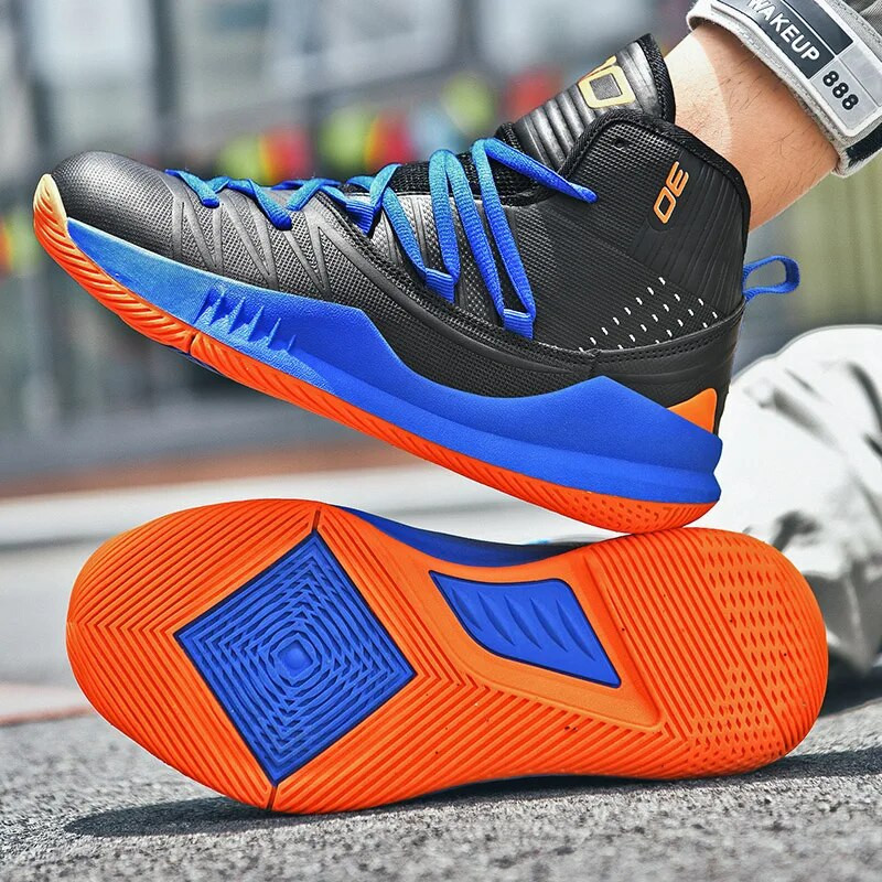 Bărbați pantofi de baschet pantofi sport anti-alunecare pantofi sport pentru studenți pantofi de alergare înalți, respirabili, confortabili, anti-alunecare