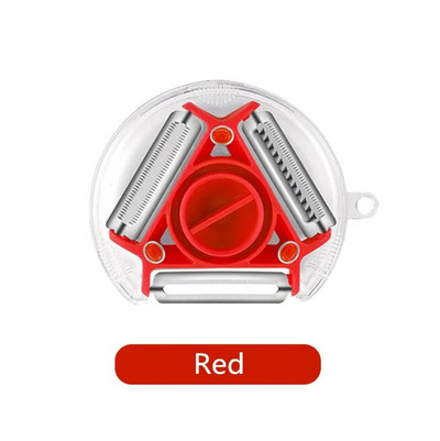 3 în 1 Magic Trio Peeler Set Slicer Oțel inoxidabil Peeler Tocător Julienne Cutter Multi Peel Lame Zestere Răzătoare Instrument de bucătărie