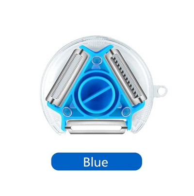 3 în 1 Magic Trio Peeler Set Slicer Oțel inoxidabil Peeler Tocător Julienne Cutter Multi Peel Lame Zestere Răzătoare Instrument de bucătărie