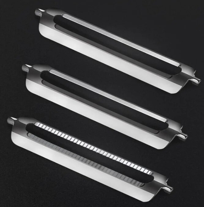 3 în 1 Magic Trio Peeler Set Slicer Oțel inoxidabil Peeler Tocător Julienne Cutter Multi Peel Lame Zestere Răzătoare Instrument de bucătărie