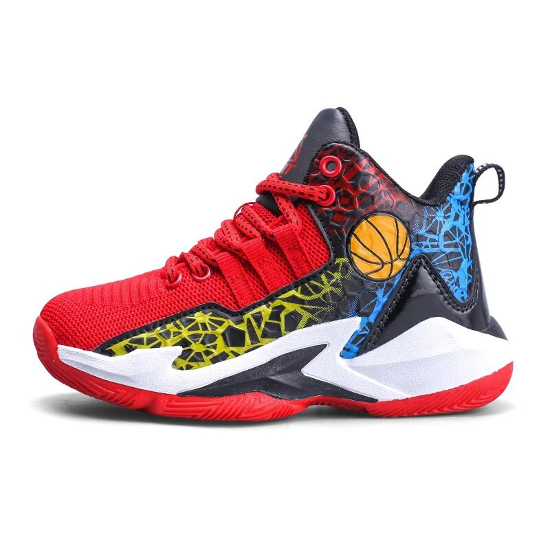 Нови летни маратонки Детски баскетболни обувки за момчета Нехлъзгащи се детски спортни обувки Момчета Маратонки Външни маратонки Маратонки за момче