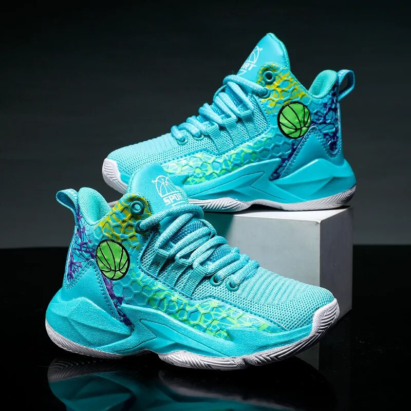 Нови летни маратонки Детски баскетболни обувки за момчета Нехлъзгащи се детски спортни обувки Момчета Маратонки Външни маратонки Маратонки за момче