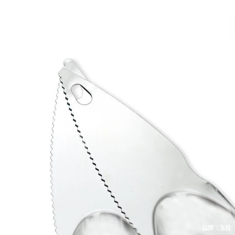 Nerūdijančio plieno kivio peiliukai Kivių vaisių pjaustymo šaukšto lupimo kaušelis Dantytas peiliukas parduotuvės virtuvei namams lauke