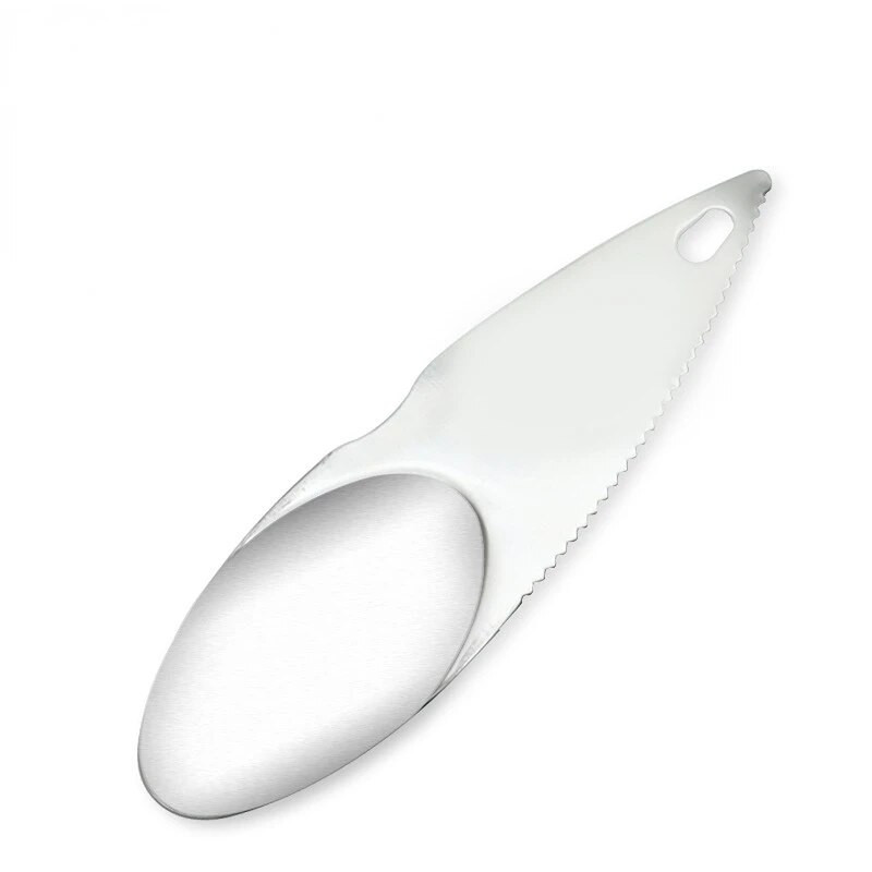 Nerūdijančio plieno kivio peiliukai Kivių vaisių pjaustymo šaukšto lupimo kaušelis Dantytas peiliukas parduotuvės virtuvei namams lauke