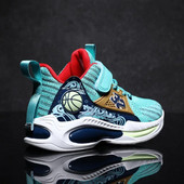 Gamintojas Vaikiški sportiniai bateliai berniukams Krepšinis Sportiniai teniso bateliai Madingi Patogūs laisvalaikio sportbačiai paaugliams Neslystantys bėgimo bateliai