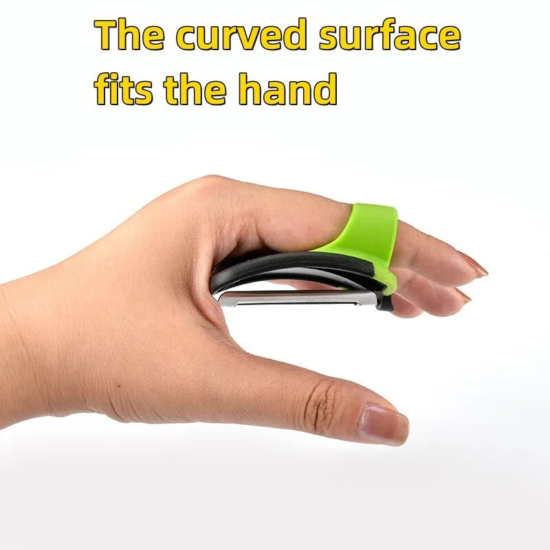 Mașină de curățat fructe Lamă inoxidabilă Lămâie Grapefruit Tăiător de fructe Cu dublu degete Deschizător Dispozitiv de tăiat rapid Gadgets de bucătărie