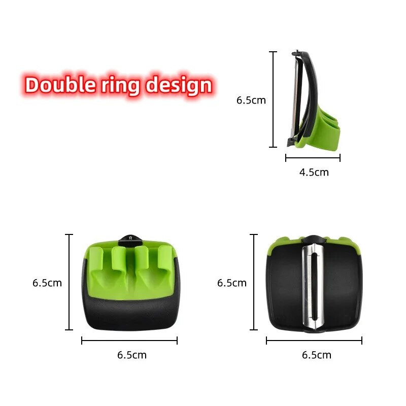 Mașină de curățat fructe Lamă inoxidabilă Lămâie Grapefruit Tăiător de fructe Cu dublu degete Deschizător Dispozitiv de tăiat rapid Gadgets de bucătărie