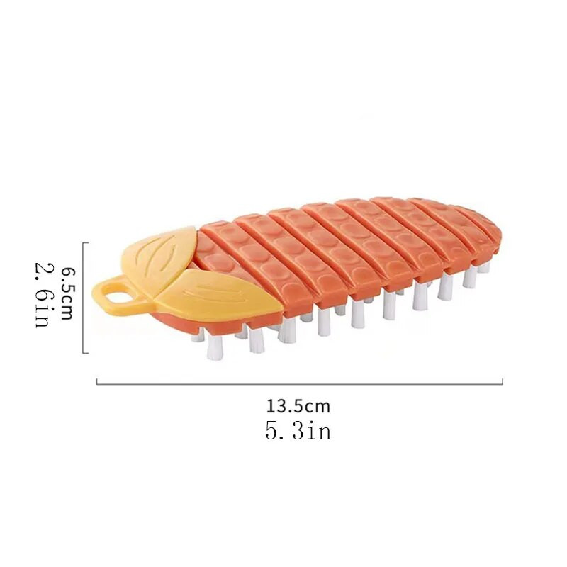 Mitmekülgne köögivilja- ja puuviljapuhastushari, ergonoomiline käepideme disain lihtsaks haardeks ja tõhusaks puhastamiseks