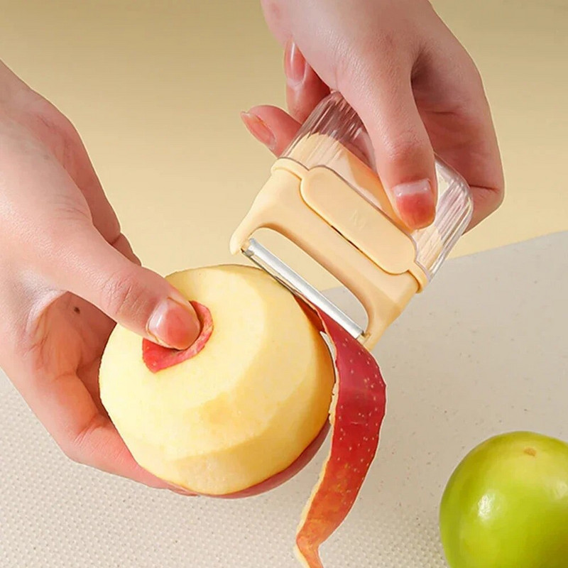 Cuțit portabil de curățat fructe, legume, feliător, tocător, pepene, cartofi, morcovi, răzătoare, castraveți, tocător de fructe, accesorii de bucătărie pentru acasă